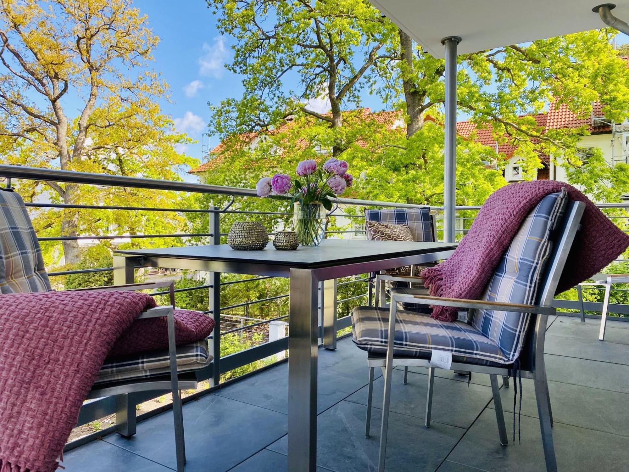 Ferienwohnung Meerzeit In Der Villa Duene 빈츠 외부 사진